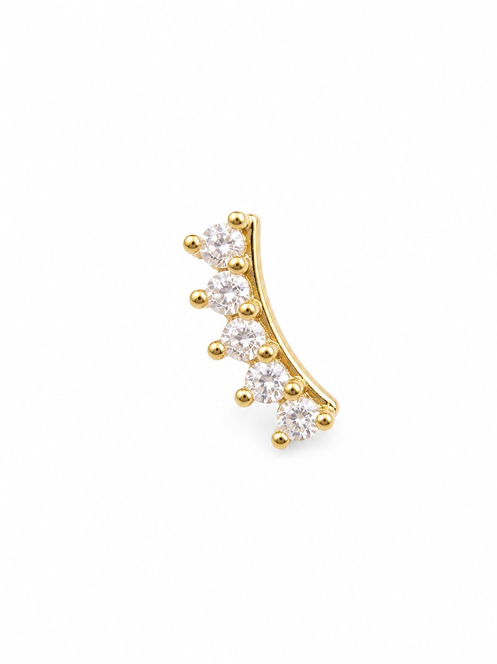 Crystal Screwback Earring