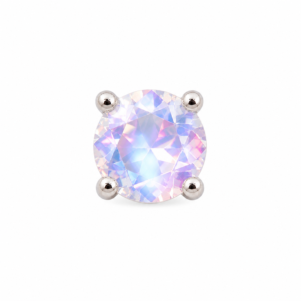 Topaz Screwback Earring