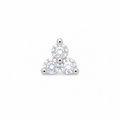 Triple Crystal Screwback Earring