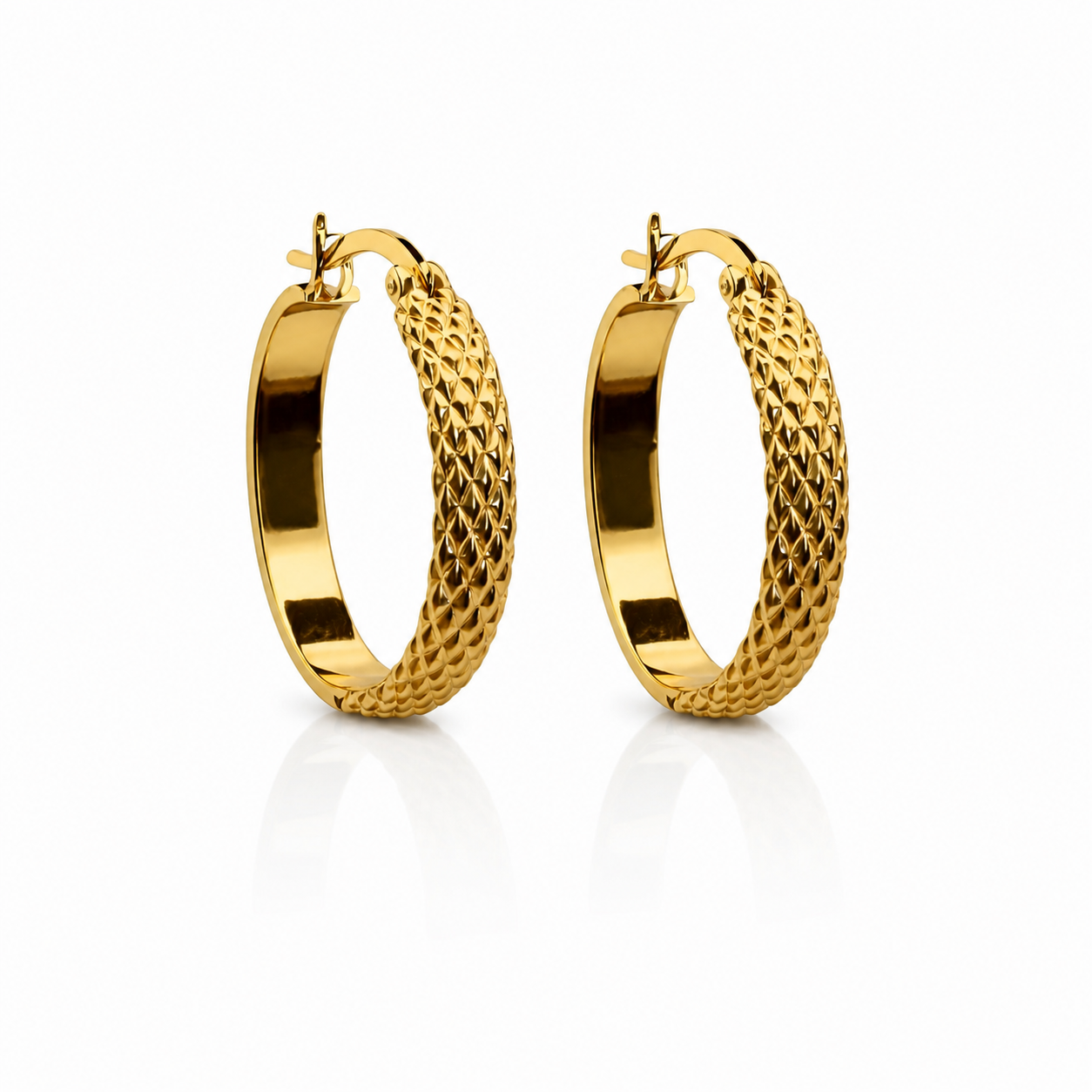 Rachelle Stainless Steel Hoop