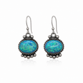 Australian Opal Dangle Earrings