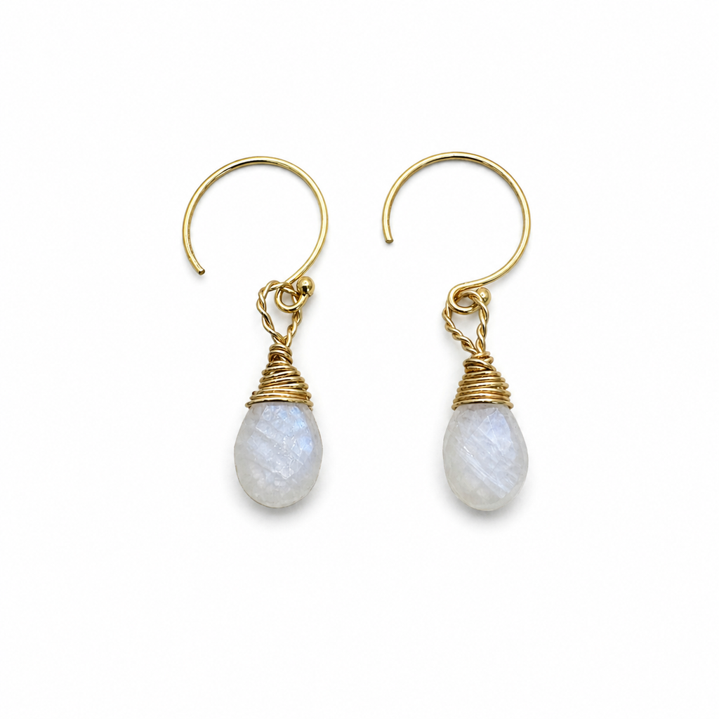 Moonstone Dangle Earrings (HP936)