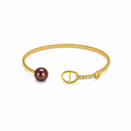 Pavé Mariner Link Edison Pearl Cuff