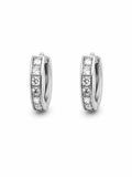 1 CT Total Moissanite Huggie Earrings