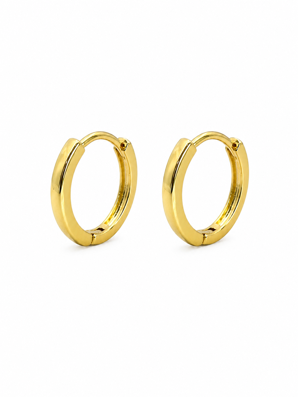 Gold Minimalist Huggies