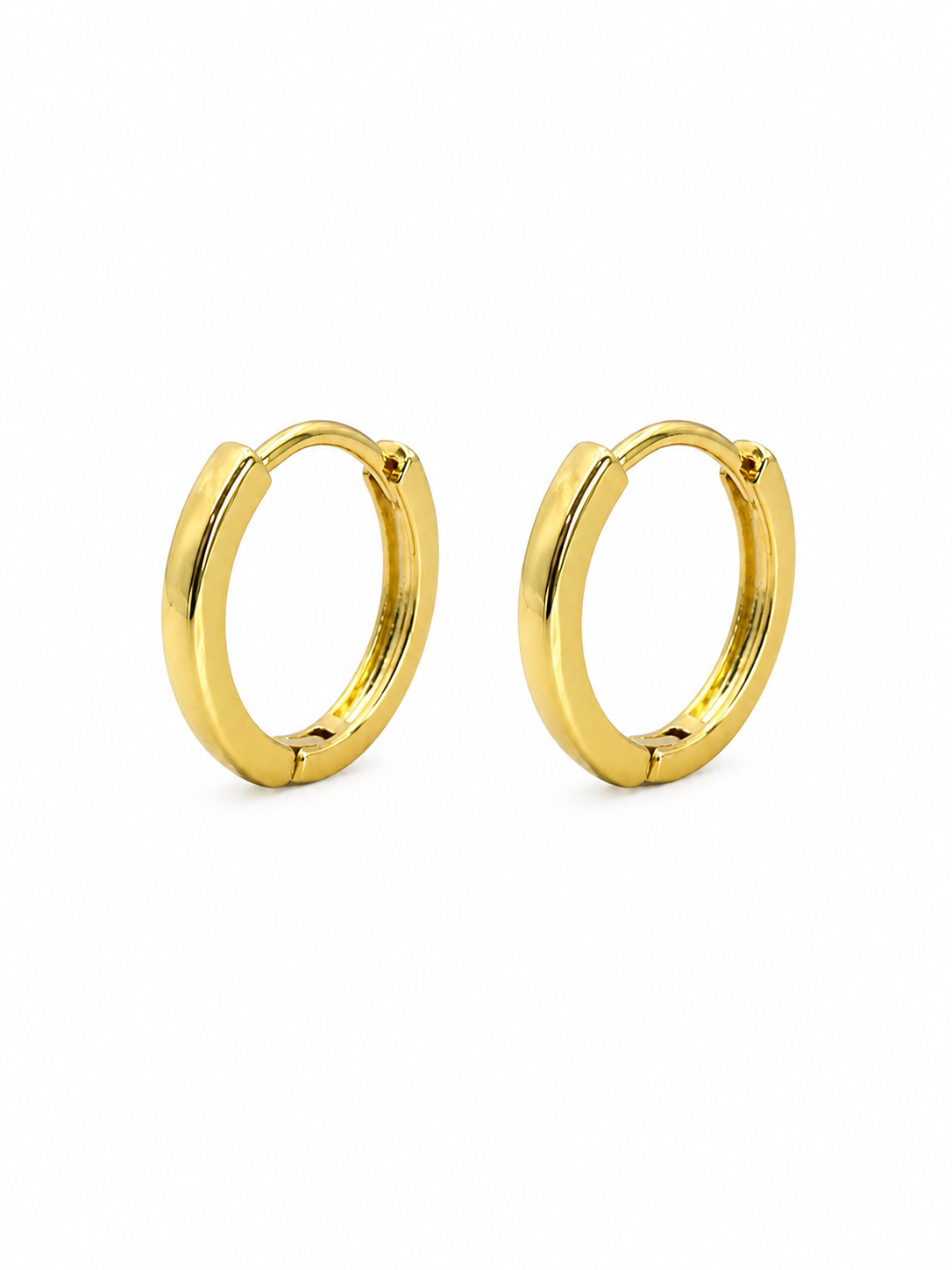 Gold Minimalist Huggies
