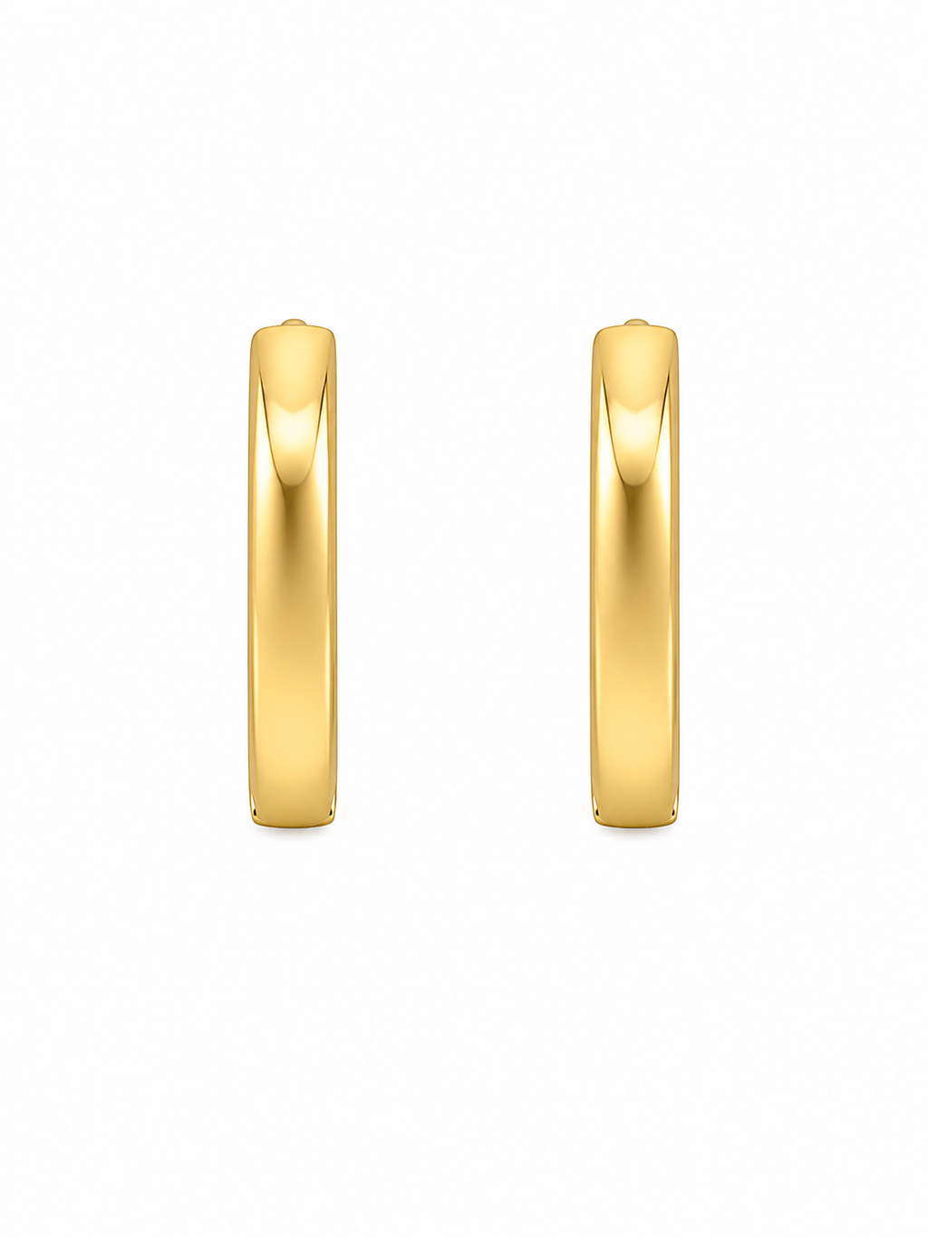 Gold Minimalist Huggies