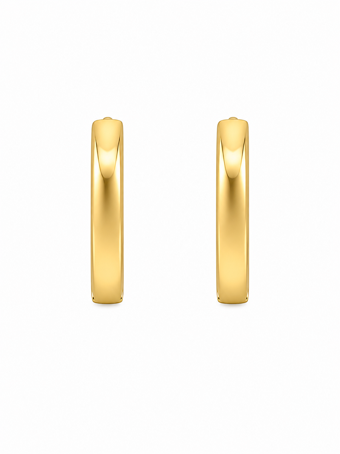 Gold Minimalist Huggies
