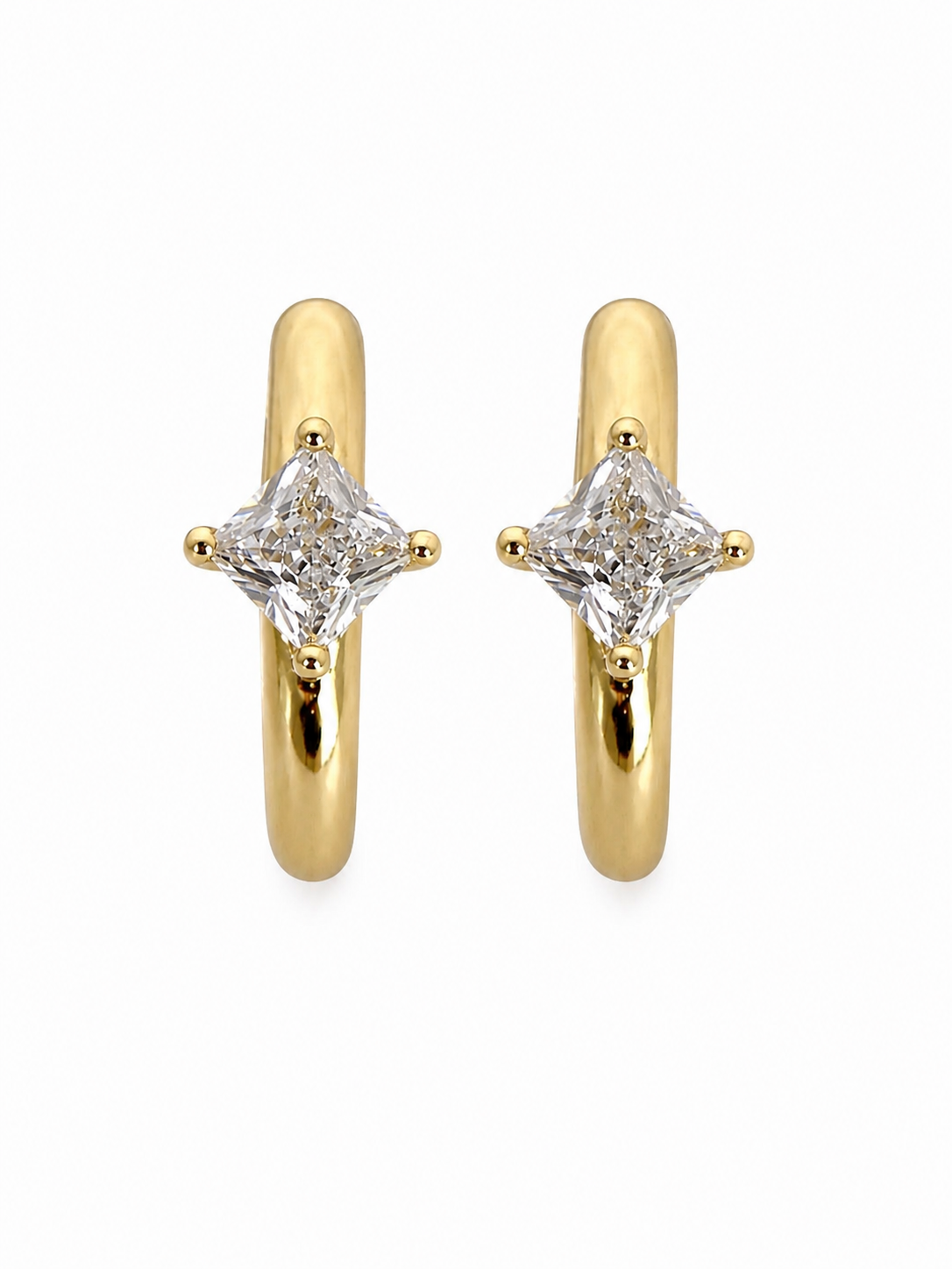 Valencia Crystal Gold Huggies