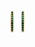 Forest Line Crystal Gold Huggies