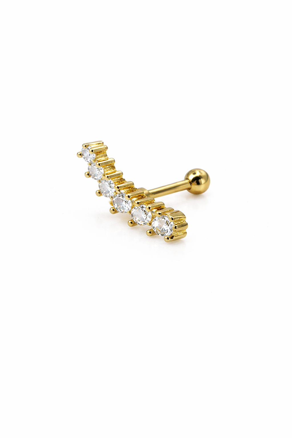 Crystal Screwback Earring