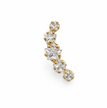Crystal Stars Screwback Earring
