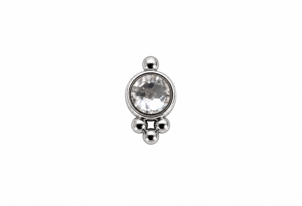 Crystal Screwback Earring