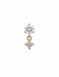 Crystal Dangle Screwback Earring