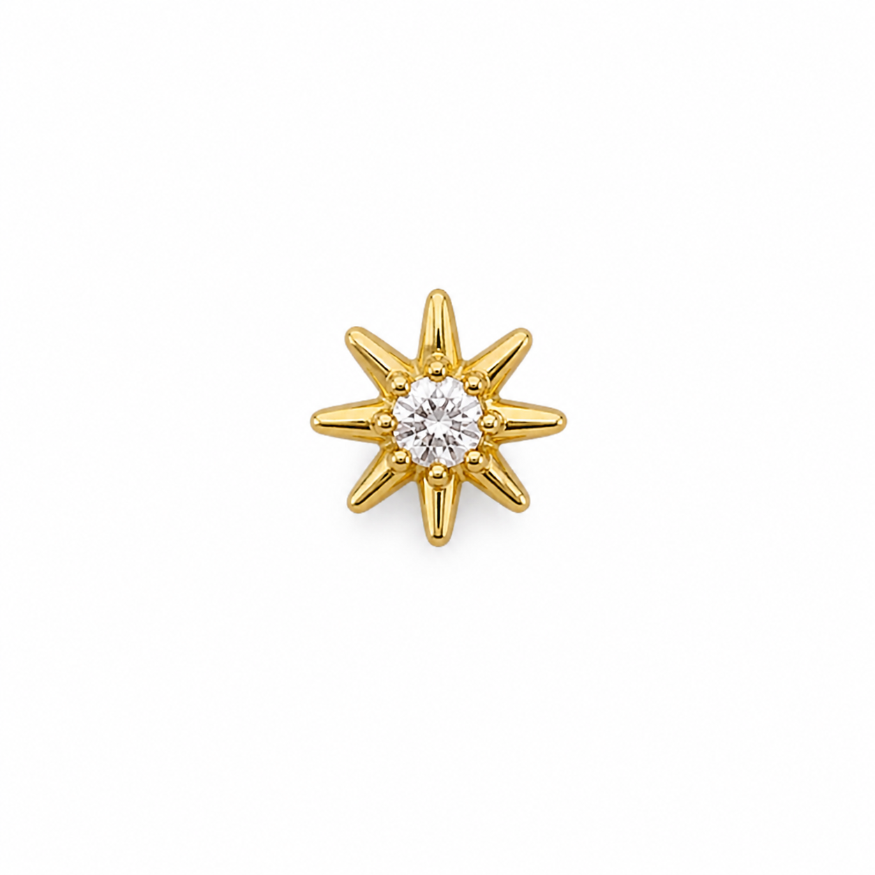 Crystal Star Screwback Earring
