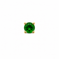 Green Crystal Screwback Earring