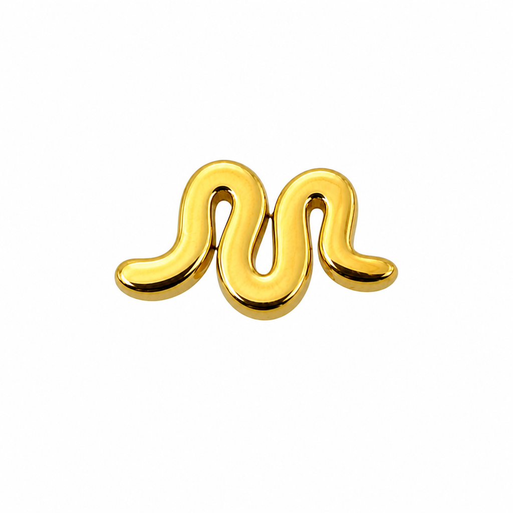 Snake Screwback Earring