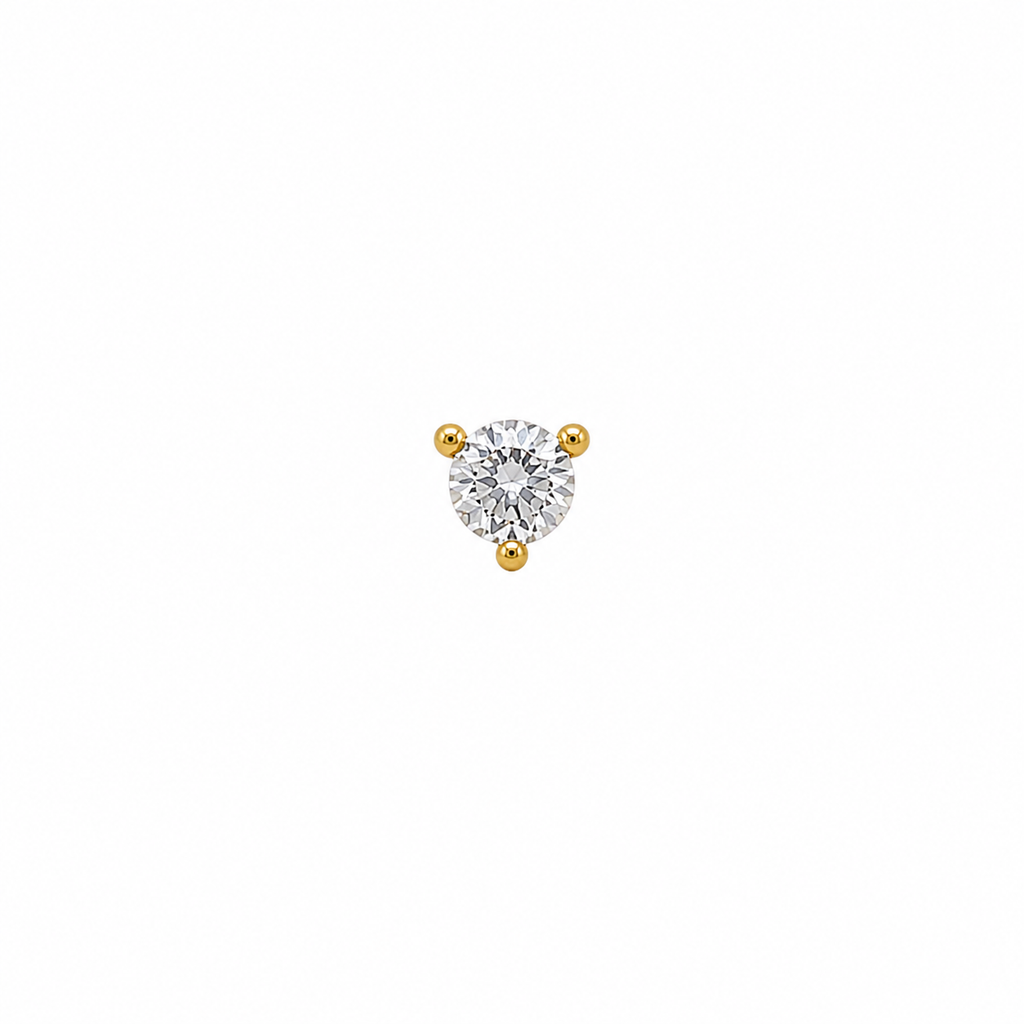 Crystal Screwback Earring