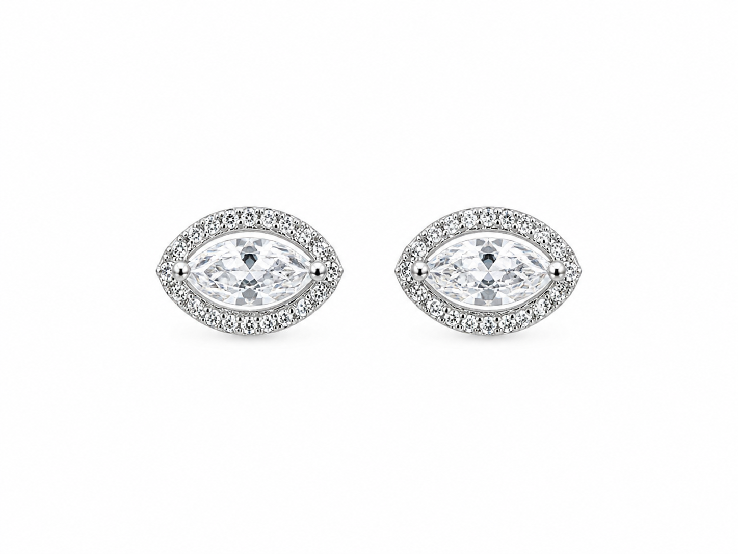 Pavé Crystal Stud Earrings