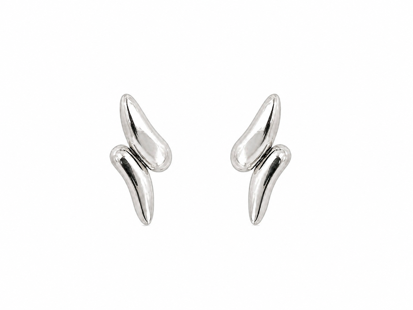 Crystal Drop Stud Earrings