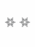 Large Crystal Flower Stud Earrings