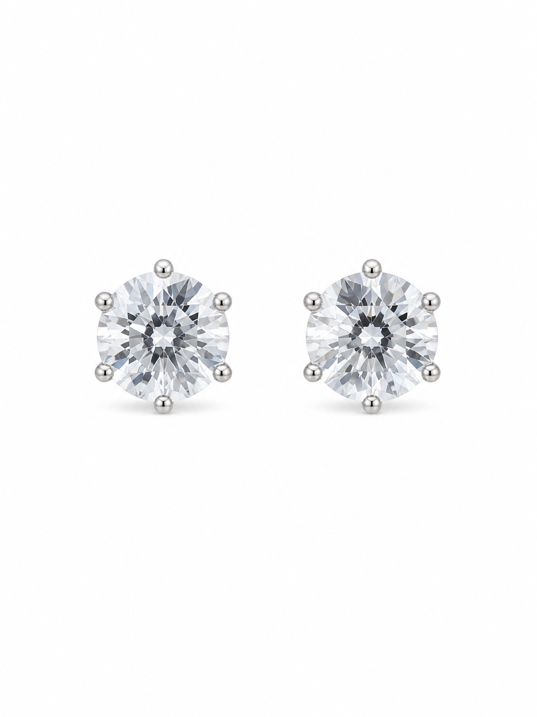 Medium Crystal Stud Earrings