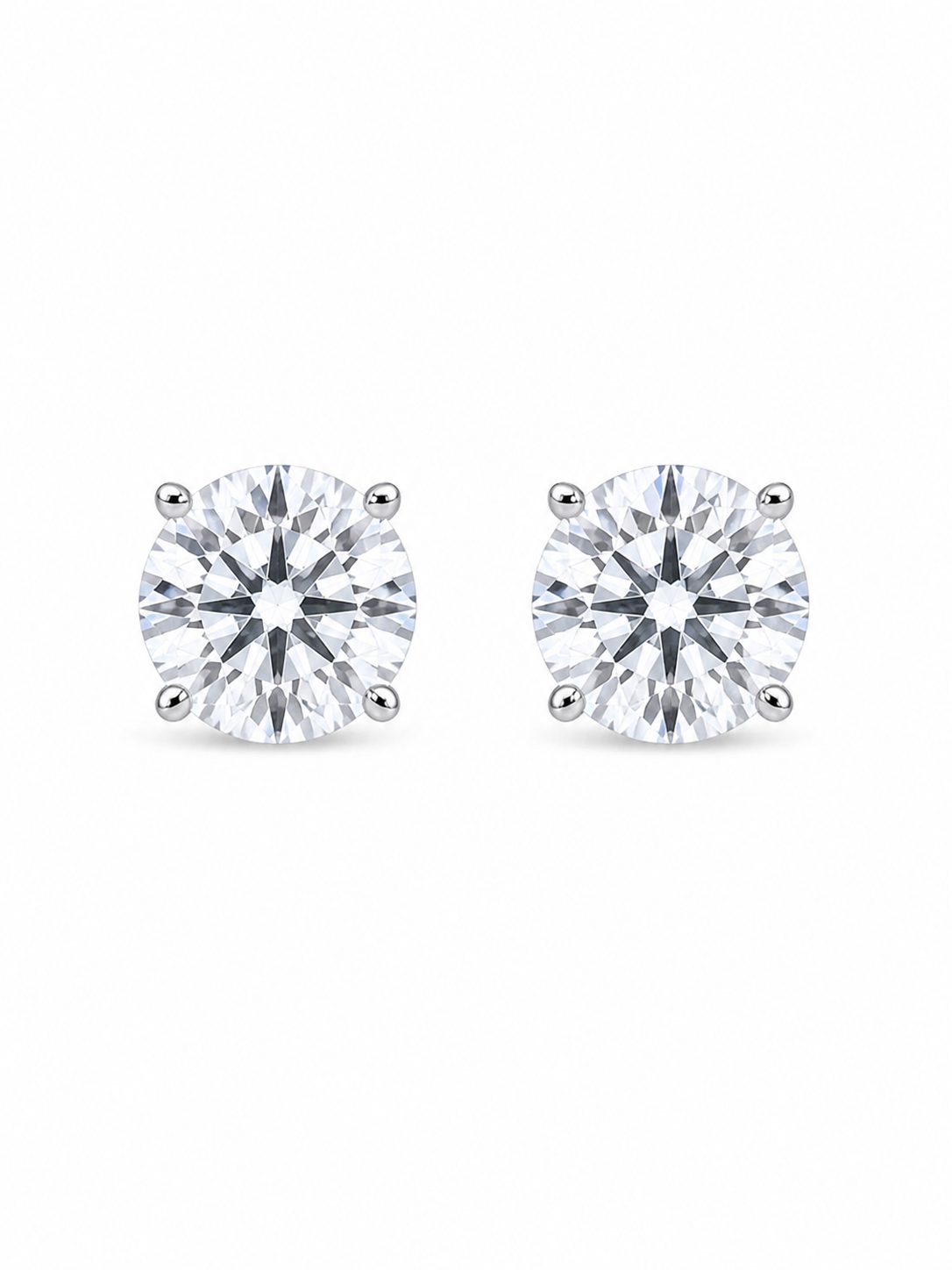 Large Crystal Stud Earrings