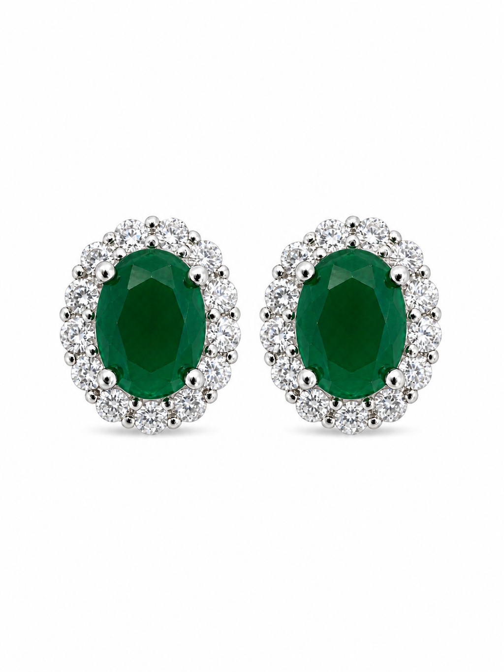 XL Crystal Stud Earrings