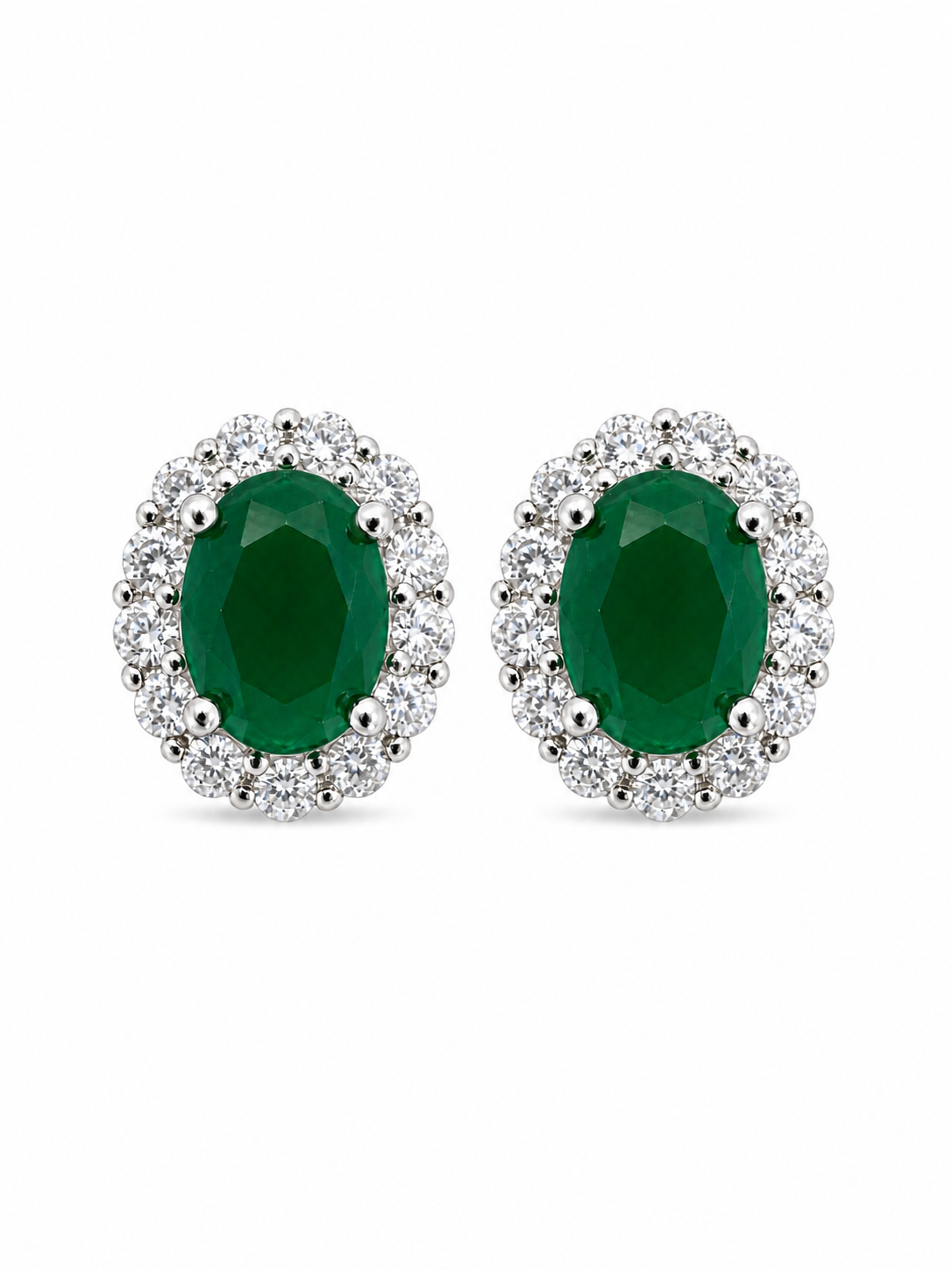 XL Crystal Stud Earrings