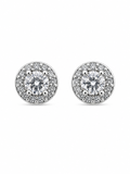 Medium Crystal Stud Earrings