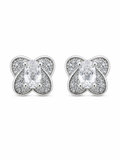 Crystal Butterfly Stud Earrings