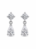Crystal Dangle Stud Earrings