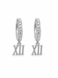 Vespera Numeral Drops in Silver