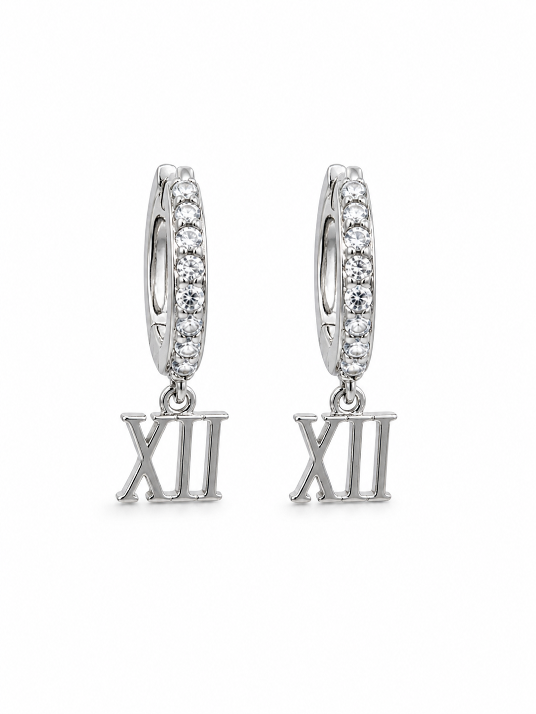 Vespera Numeral Drops in Silver