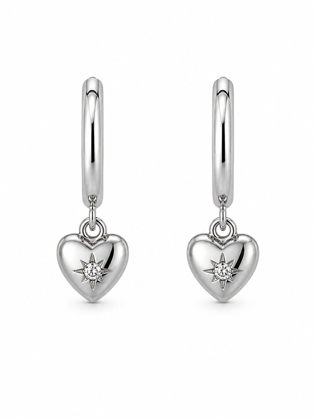 Starlit Heart Drop Huggies