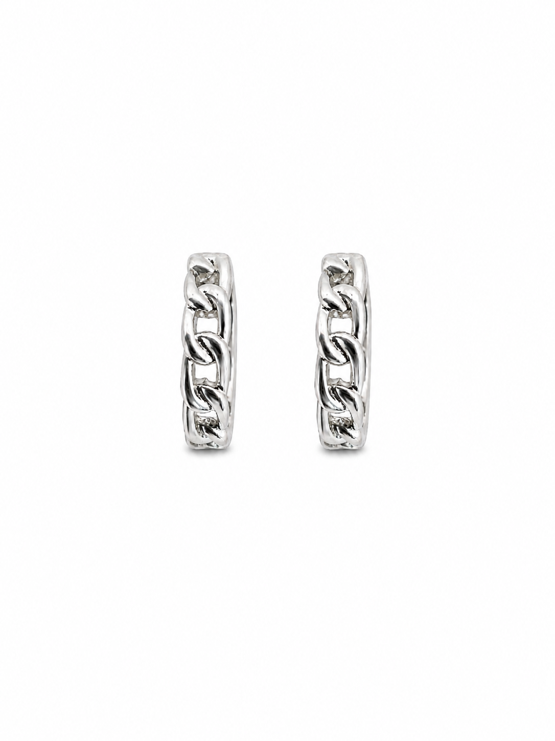Silver Cuban Huggies