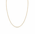 Solid 10k Gold Micro Singapore Chain Necklace