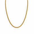 Solid 14k Gold Wheat Chain