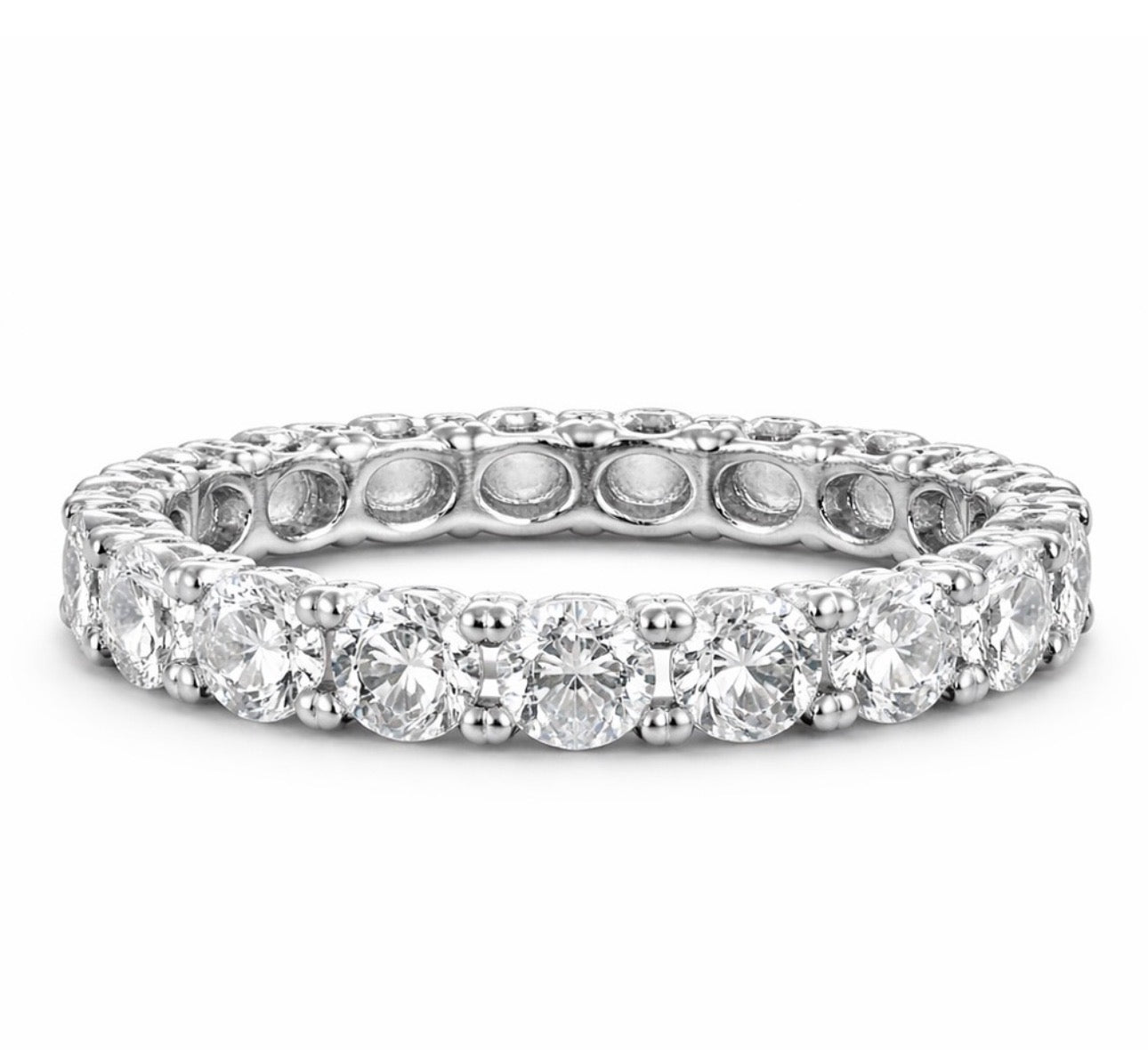 6.0 CT Moissanite Full Eternity Band