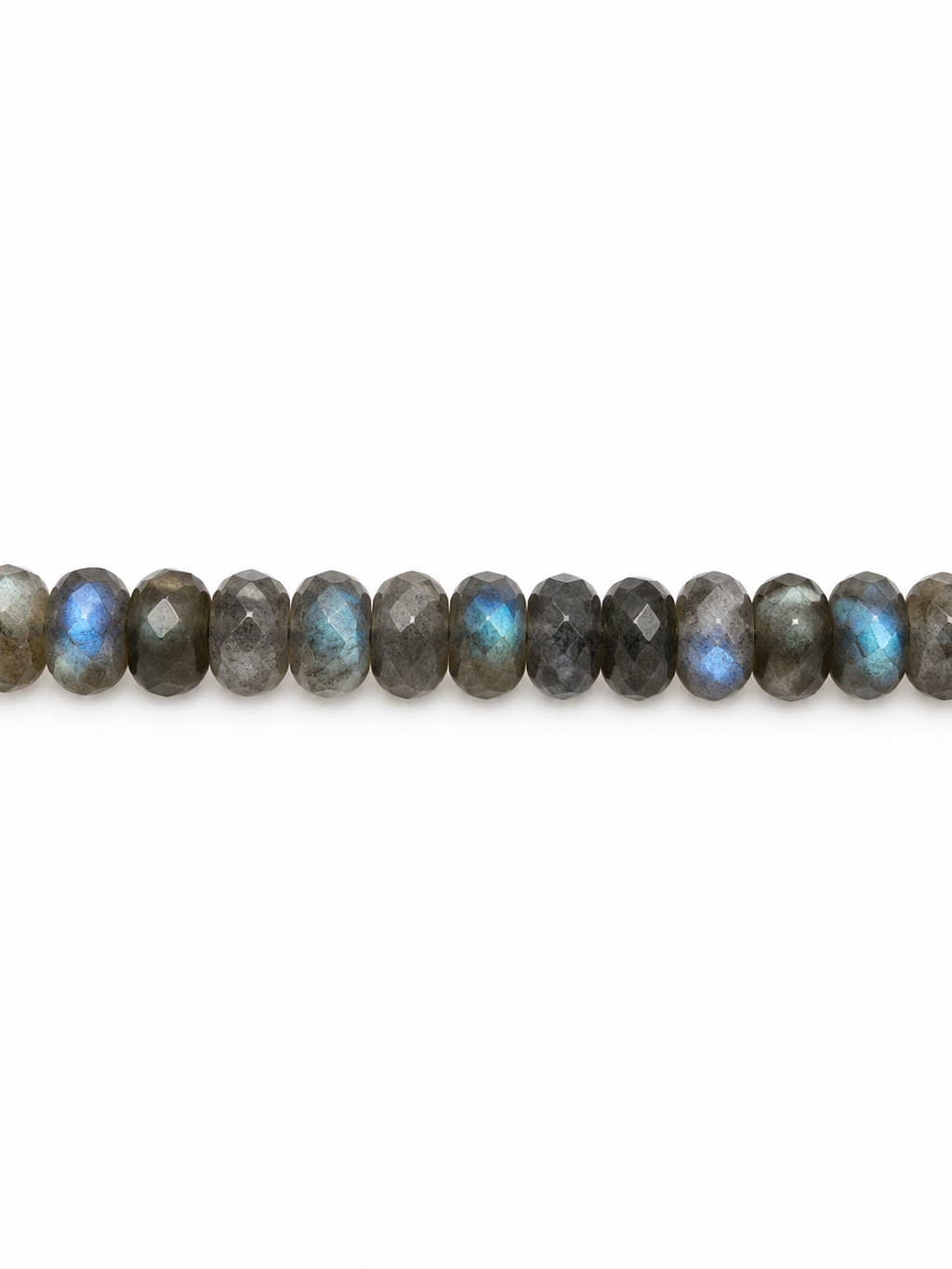 Labradorite Rondelle Beaded Bracelet | Custom Made To Order