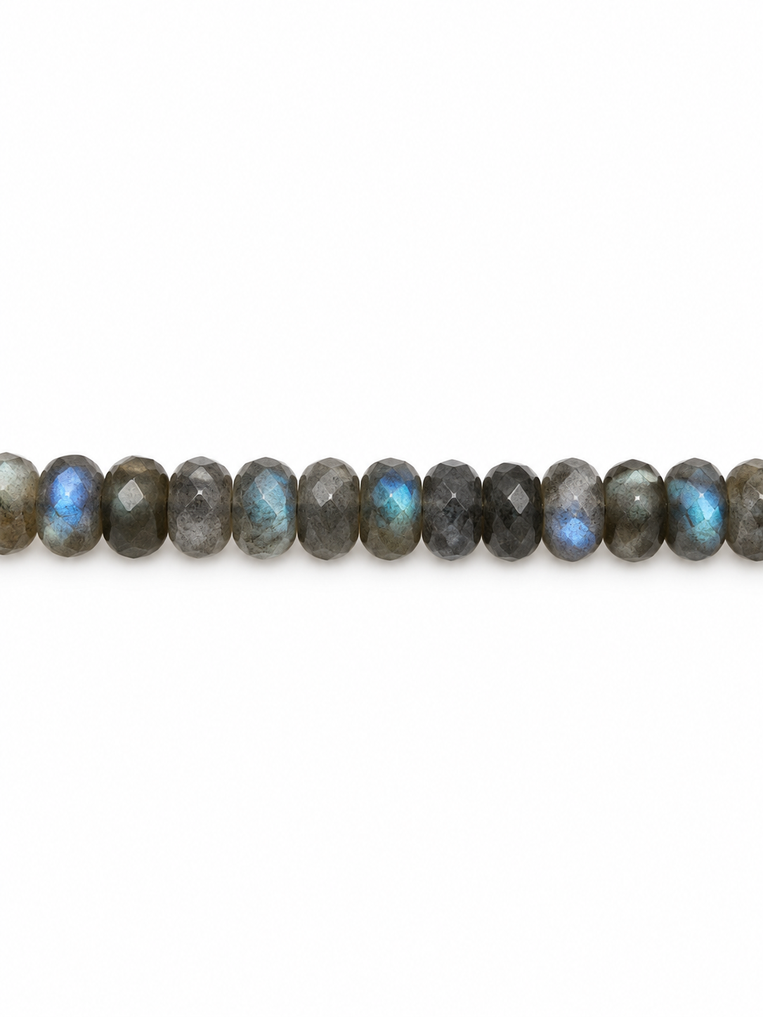 Labradorite Rondelle Beaded Bracelet | Custom Made To Order