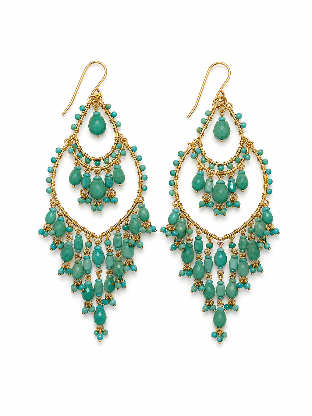 Milos Cascata Chandelier Earrings