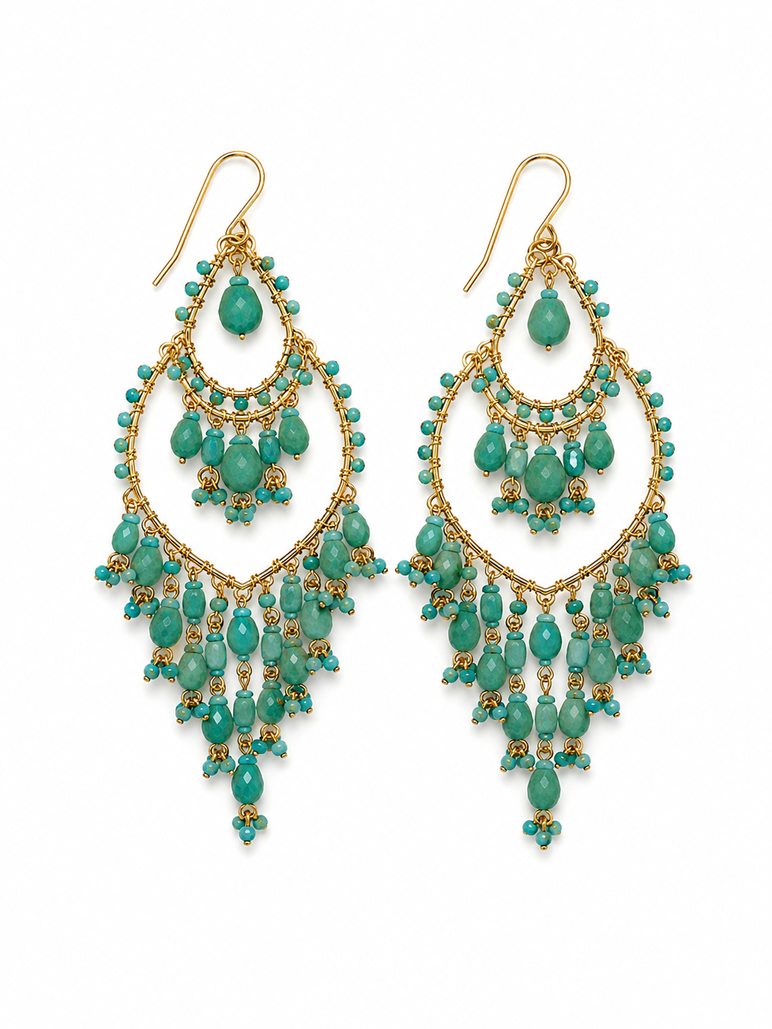 Milos Cascata Chandelier Earrings