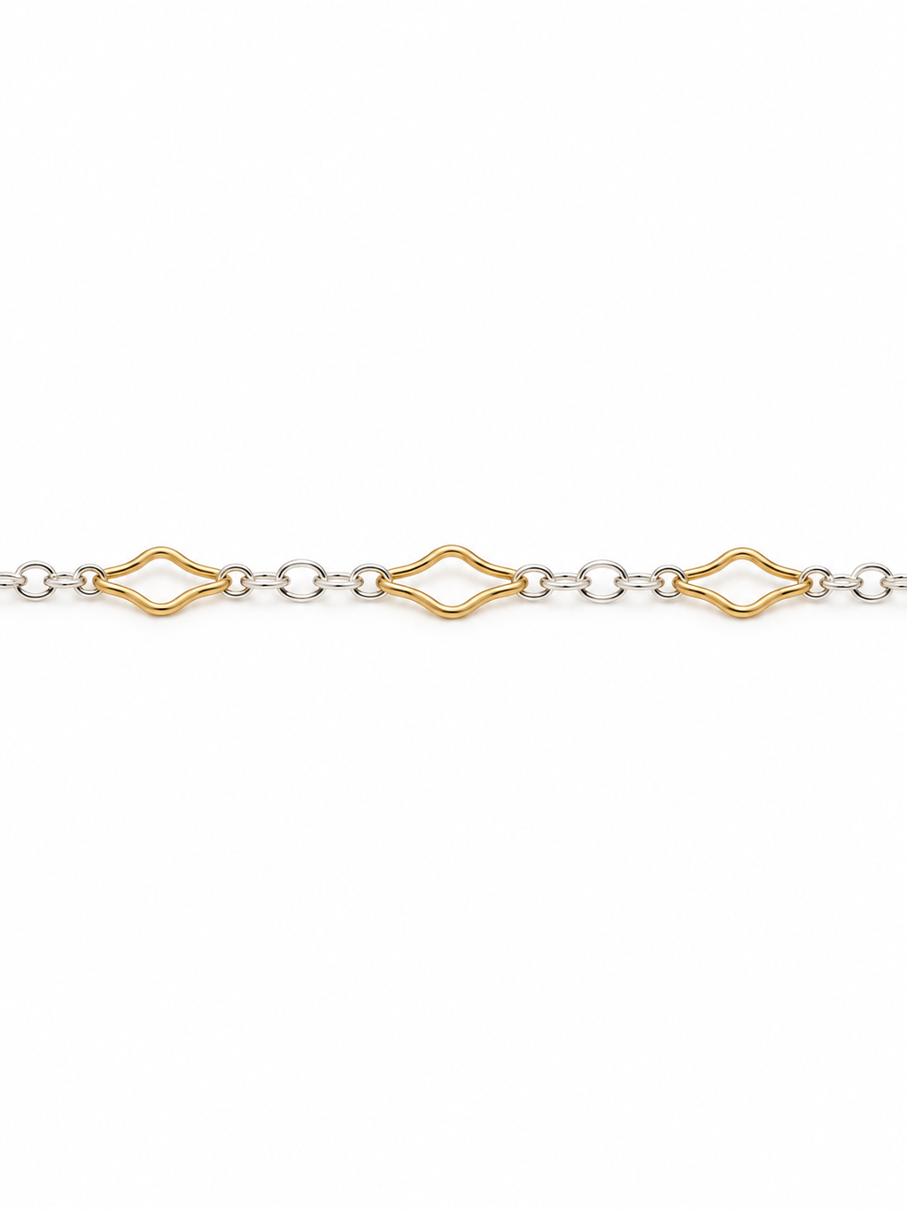 Ripple Two-Tone Necklace | Custom Made To Order