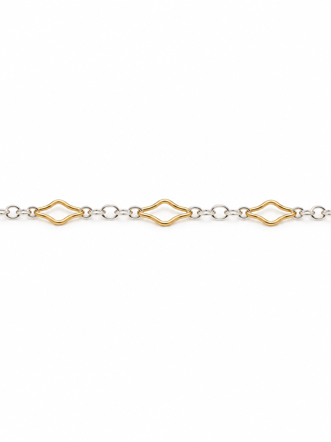 Ripple Two-Tone Necklace | Custom Made To Order