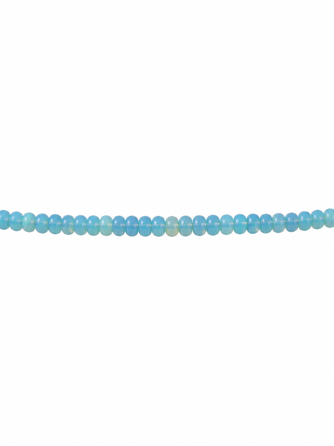 Blue Ethiopian Opal Beaded Bracelet | Custom Made To Order