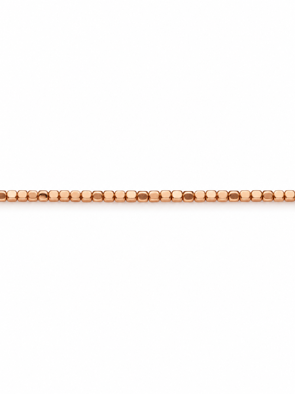 Copper Square Beaded Necklace | Custom Made To Order