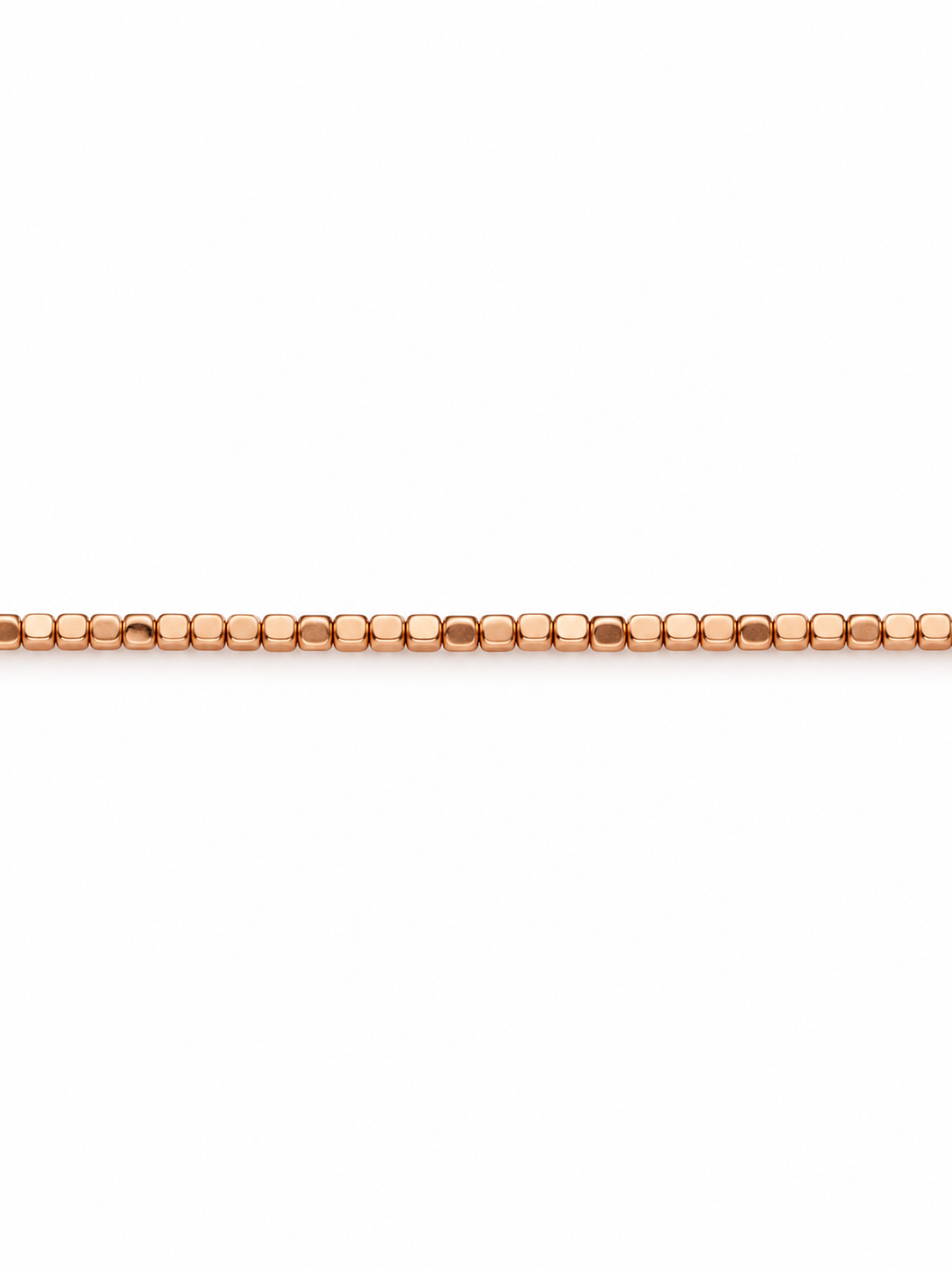 Copper Square Beaded Necklace | Custom Made To Order