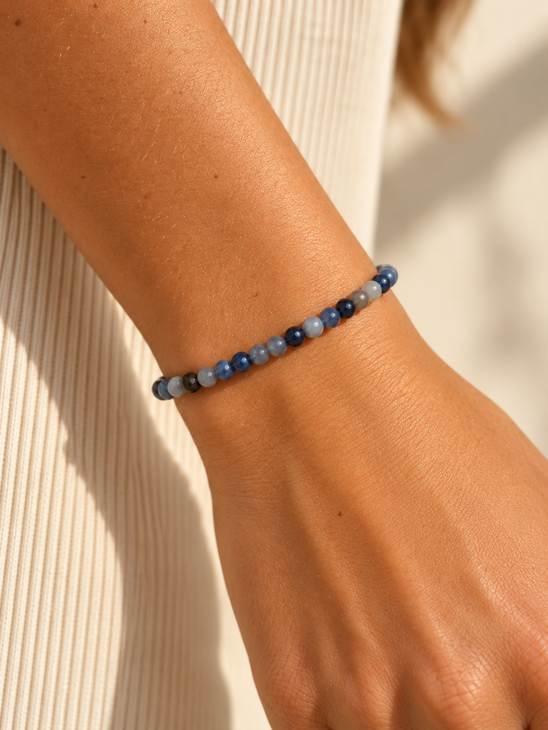 Sodalite Beaded Bracelet | Custom Made To Order