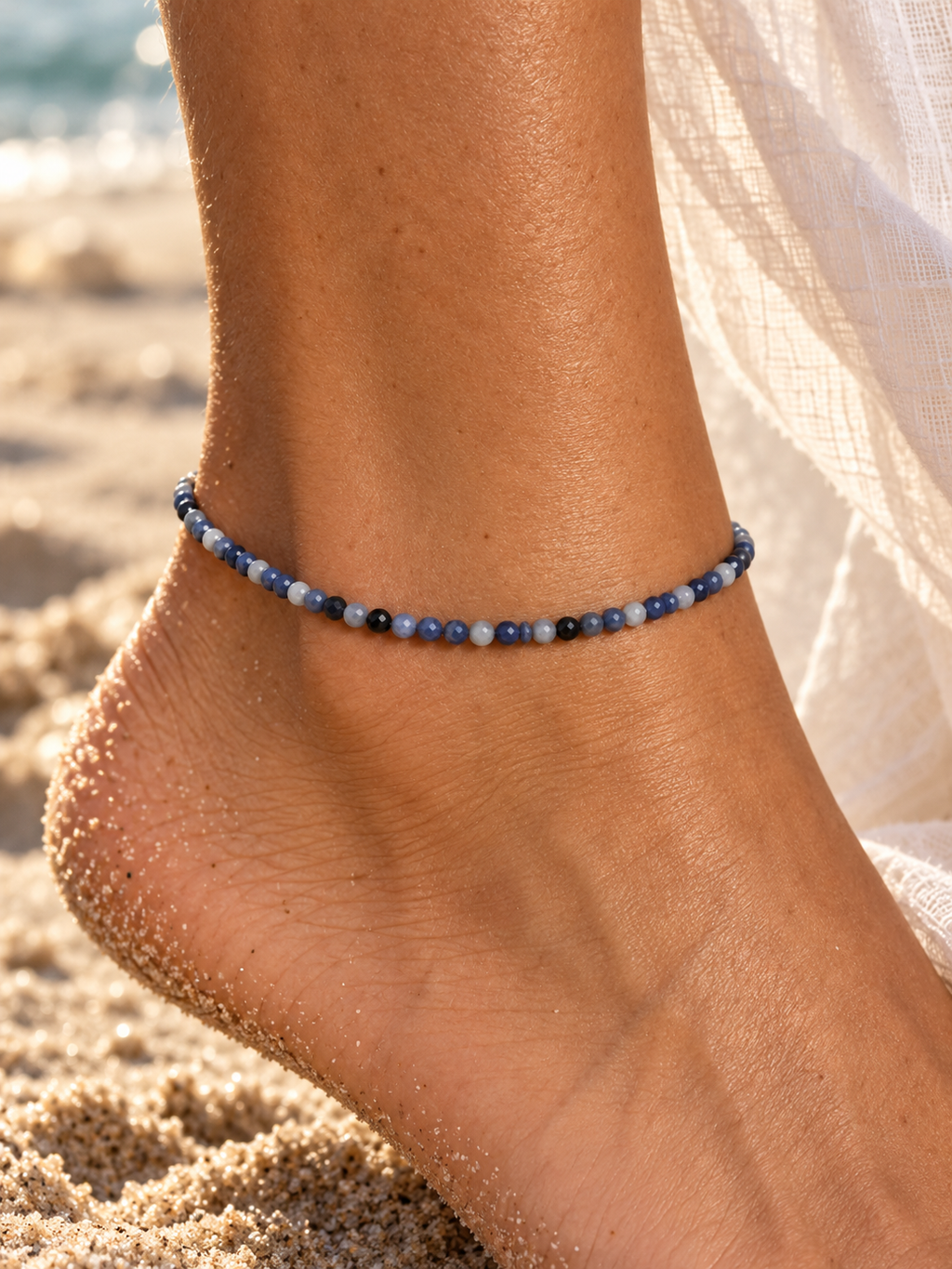 Sodalite Beaded Bracelet | Custom Made To Order